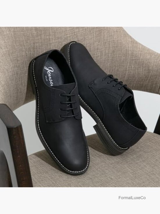 Men\'s Retro Brogue Oxford Dress Shoes Lace-Up Anti-Skid Formal Wedding Office main image 3